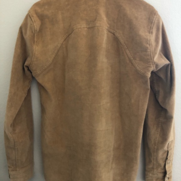 Light Brown Corduroy Button-Up - Picture 2 of 5